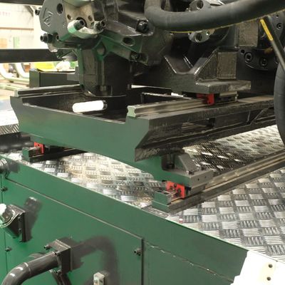 128T Container Hydraulic Plastic Injection Molding Machine Blue Energy Saving