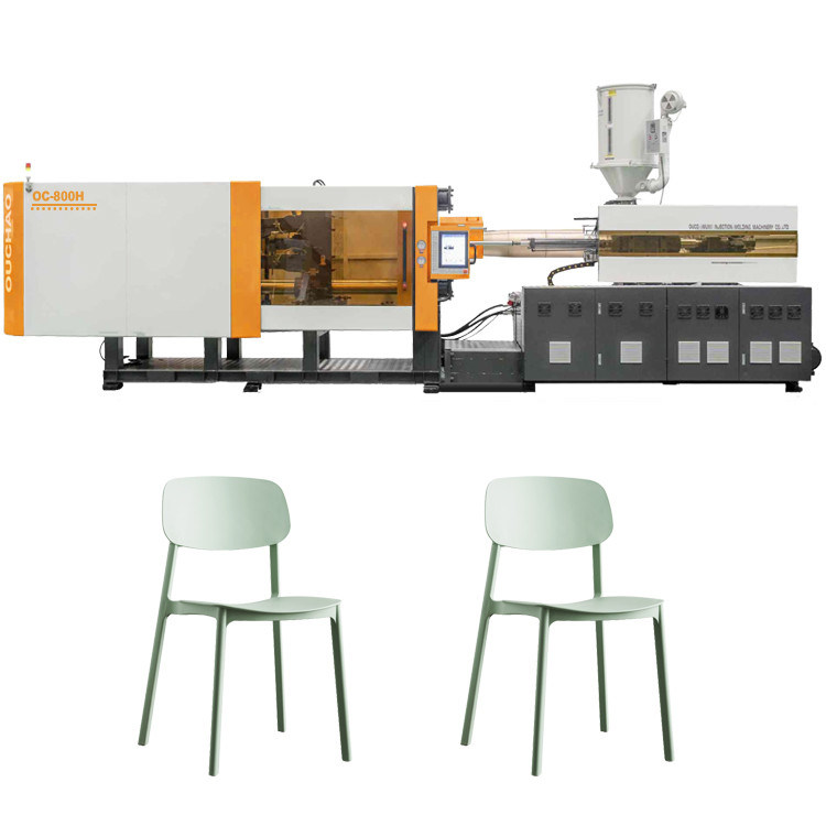 OC-800H Servo Motor Injection Moulding Machine Manufacturing Plastic Chair