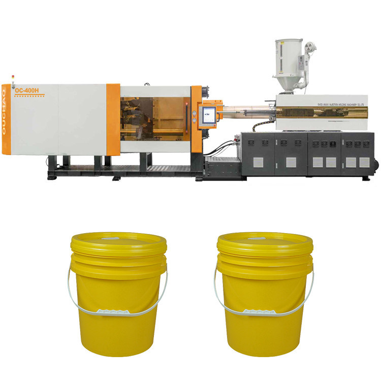 400 Ton Center Clamping  Injection  Plastic Molding Machine Produces Plastic Bucket